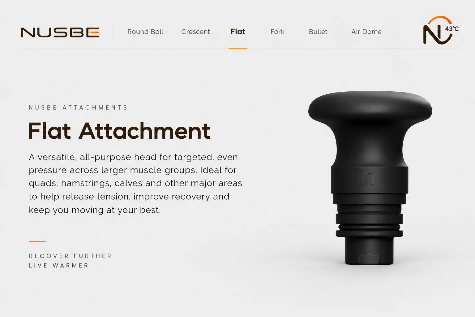 NUSBE M3 Flat attachment